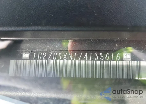 2007 Pontiac G6 z USA, uszkodzony, nr VIN 1G2ZG58N174133616